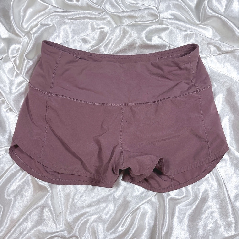 Vintage Lululemon Speed Up Shorts Purple Good Low-Rise Lined Running Shorts 6
